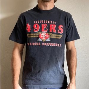Vintage 49ers Black T-Shirt Made in USA